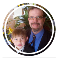 Heaven's Best Carpet Cleaning badge graphic reading "Service you can trust!!"