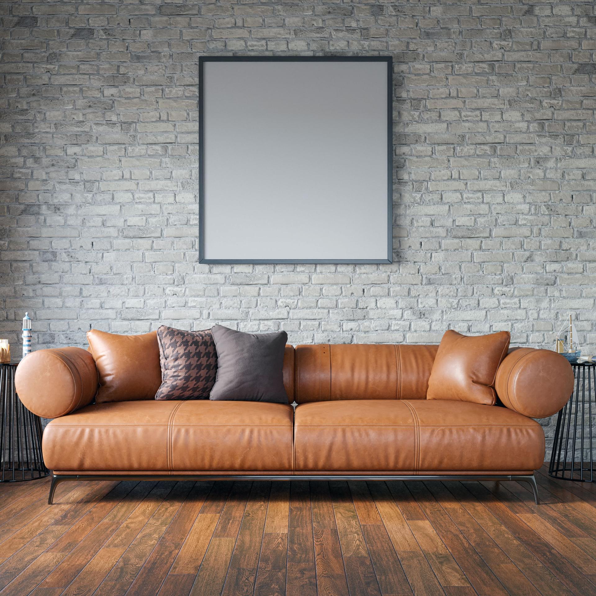Graphic contrasting a clean carpet with an "uncleaned sofa," reading "Your carpet gets cleaned. Your sofa? Forgotten."