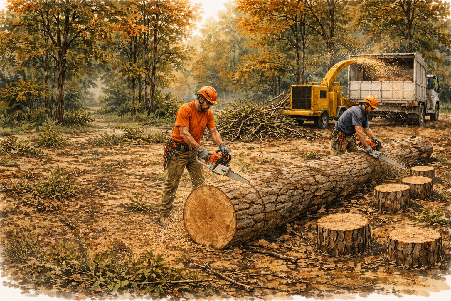 Benefits of tree removal in Franklin, TN