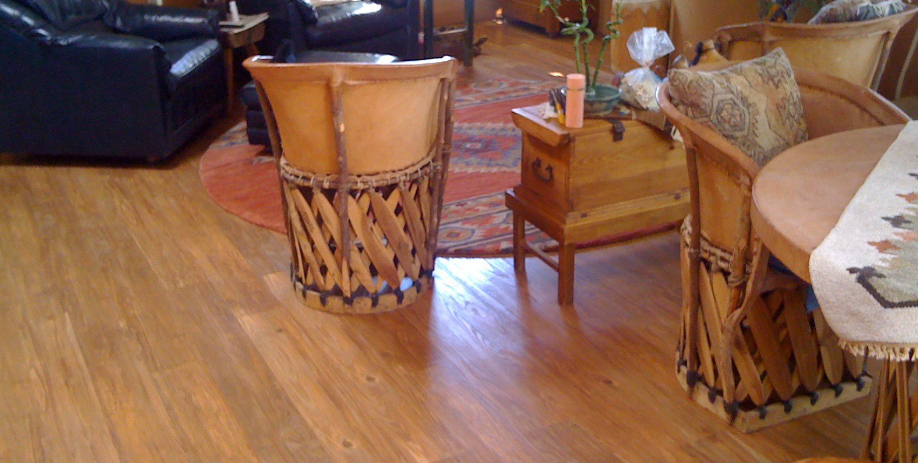 a chair in a living room a chair in a living room