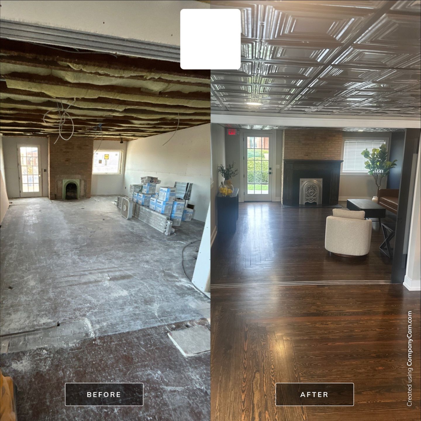 Hardwood floor staining in Cincinnati, OH