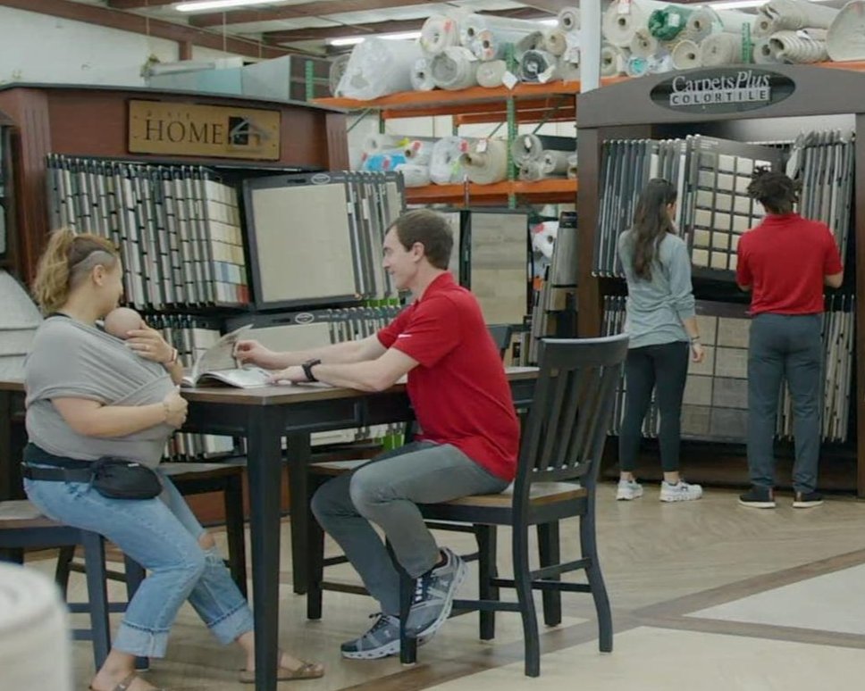 Shaw tile selection - available from the Tom’s Carpet & Flooring showroom in Chattanooga, TN